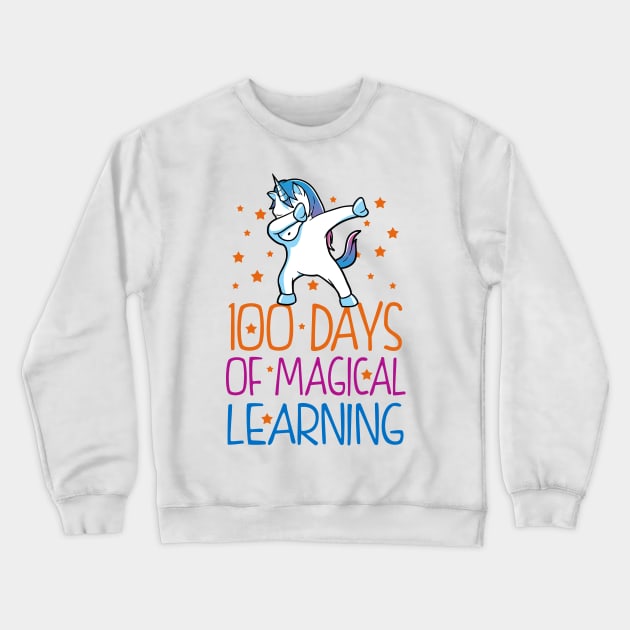 100 Days Of School Cute T-shirt Crewneck Sweatshirt by KsuAnn